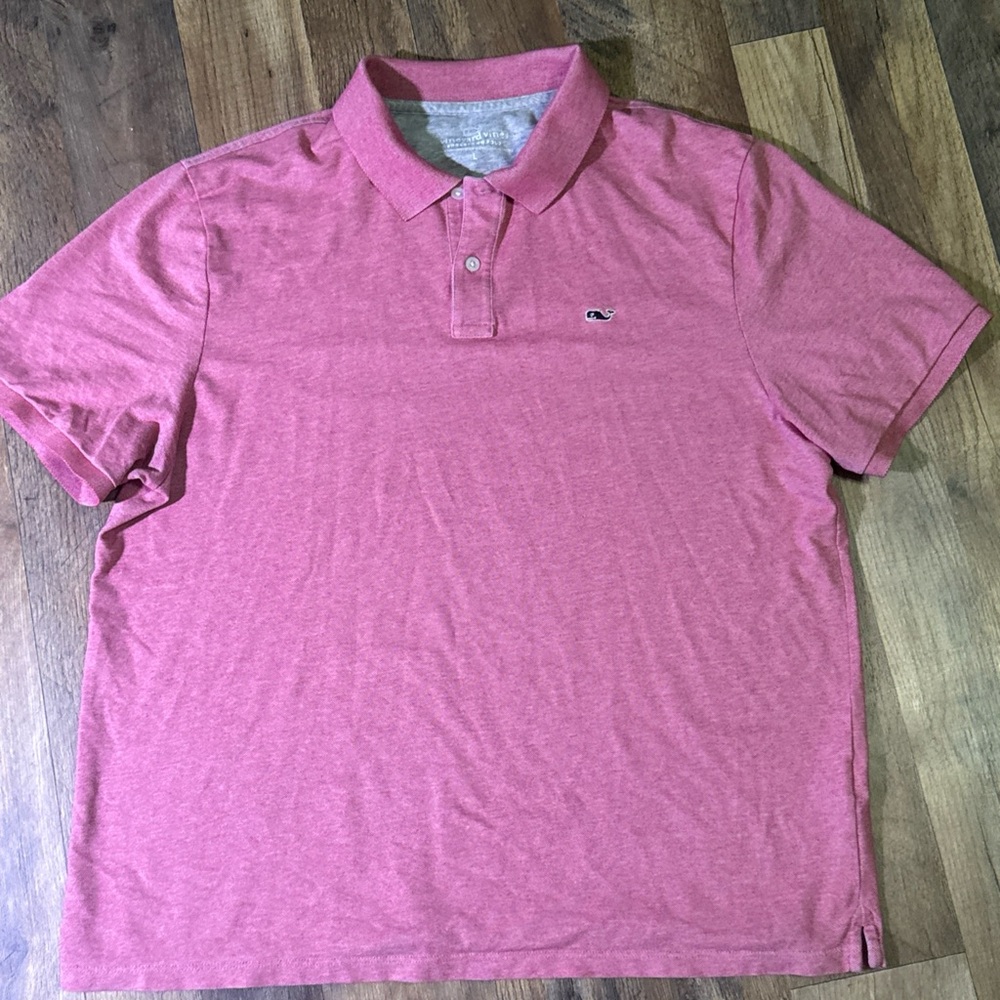 Vineyard Vines Classic Pink Polo Shirt